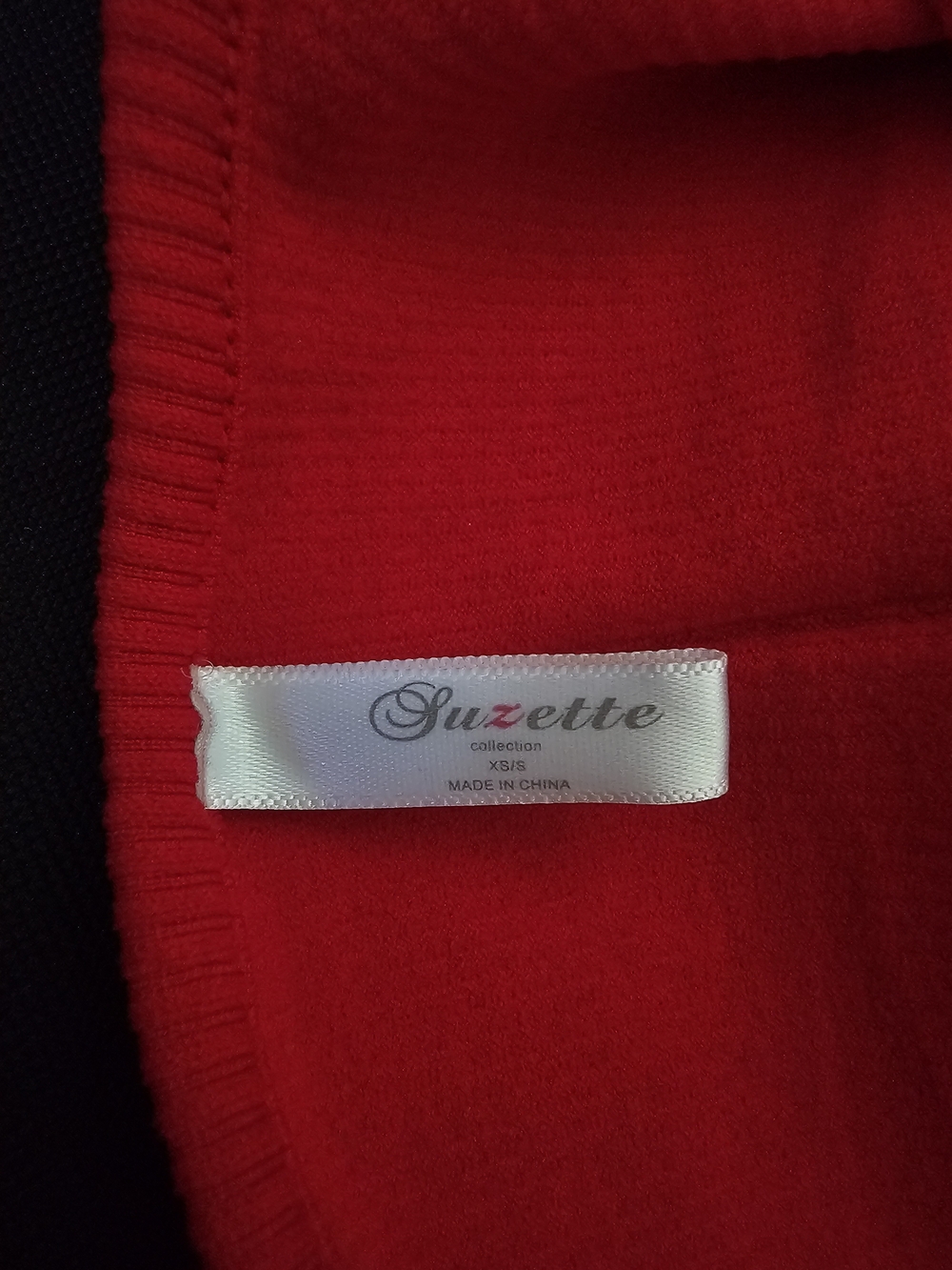 Suzzete Asymmetrical One-Shoulder Red Bodysuit  XS/S -  NWOT - Picture 6 of 10